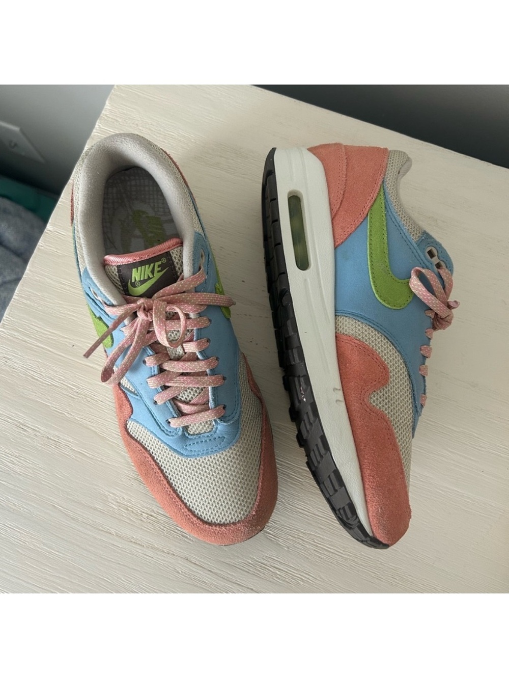 Nike Pastel Multicolor Low-Top Sneakers - Pink, Blue, Green, Cream